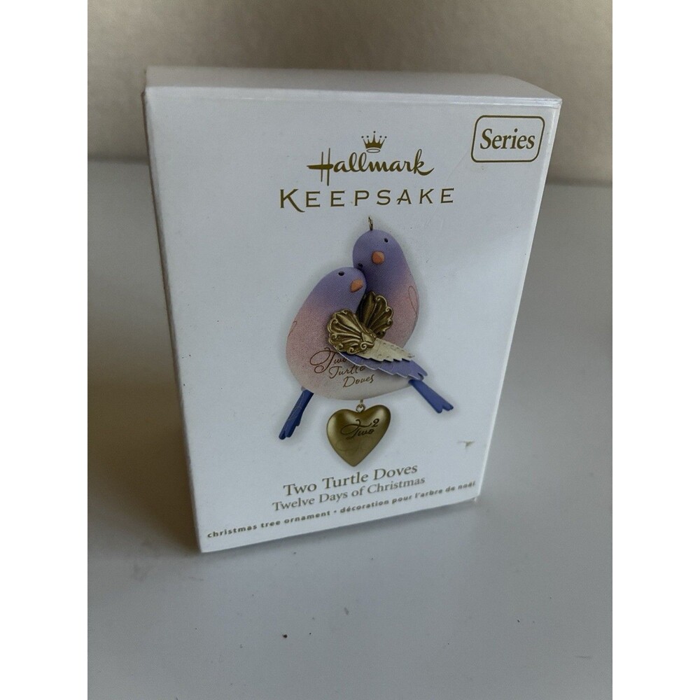 Two Turtle Doves 2012 Hallmark Keepsake Ornament Second in Series